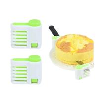 Cortador De Bolo Ajustável De 5 Camadas, Faca Para Pão, Divisor E Nivelador De Corte, 2 Peças,