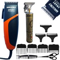 Cortador de cabelo barba e maquina de acabamento bivolt kit - Mallory