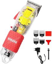 Cortador De Cabelo Elétrico Wmark Ng-108 Transparência Shell