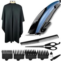 Cortador De Cabelo Gama Italy Profissional 9 Acessórios Magnetic 7w Master Maquina Capa Cabelereiro