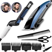Cortador De Cabelo Gama Italy Profissional 9 Acessórios Magnetic 7w Master Maquina Escova