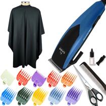 Cortador De Cabelo Gama Italy Profissional Com 10 Pentes Magnetic Maquina Master Capa