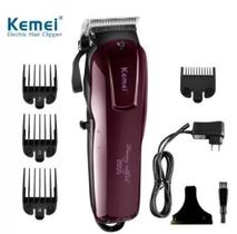 Cortador De Cabelo Kemei Km2600 S/Fio 6 Pentes