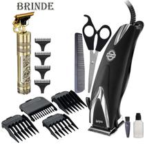 Cortador De Cabelo Philco Profissional 18w Regulagem Cr12 Maquina Aparador Pelos Acabamento Titanium