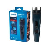 Cortador de Cabelos Philips HC3505/15 com 13 Ajustes de Altura - Azul e Bivolt Cortador de Cabelos Philips HC3505/15 com 13 Ajustes de Altura - Azul e Bivolt