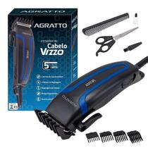 Cortador De Cabelos Vizzo Preto 10W Agratto