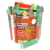Cortador de caixas ALLWAY Easy Kutter 5,9", pacote com 50 unidades variadas Cortador de caixas ALLWAY Easy Kutter 5,9", pacote com 50 unidades variadas