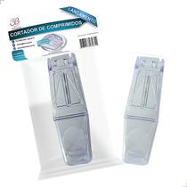 Cortador de Comprimidos 3B com Lamina Pequeno Afiado Aço Resistente Cristal Trasparente Moedor