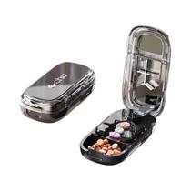 Cortador De Comprimidos Ajustável 3 Em 1, Divisor De Comprimidos Preciso Com Dispositivo De