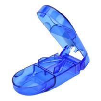 Cortador de Comprimidos com Depósito de Plástico 8,5cm Incoterm Azul