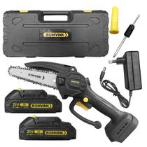 Cortador de Galhos 21V 2 Baterias 1.3Ah Carregador Bivolt BOM-9102 - BOMVINK Cortador de Galhos 21V 2 Baterias 1.3Ah Carregador Bivolt BOM-9102 - BOMVINK