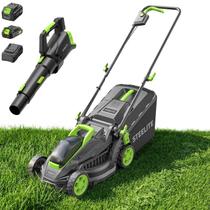 Cortador de Grama e Soprador de Folhas Steelite 13" Sem Fio 21V Sem Escovas - Combo