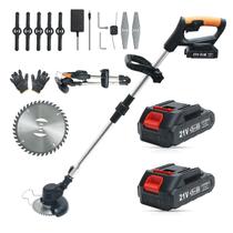 Cortador de grama sem fio LOFINKU Electric Weed Eater com 2 baterias Cortador de grama sem fio LOFINKU Electric Weed Eater com 2 baterias