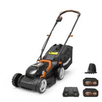 Cortador de grama sem fio WORX WG779 40V 14" com 2 baterias e carregador