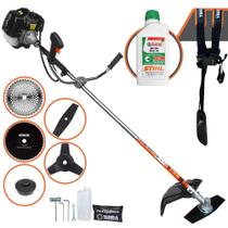 Cortador de Grama Terra GRH-520 À Gasolina 52cc 2,5HP 6.500rpm Roçadeira Lateral Completa Com 5 Opções de Cortes Faca 2 Pontas, 3 Pontas, 40 Dentes, 80 Dentes e Carretel de Nylon + ÓLEO STIHL 2T Cortador de Grama Terra GRH-520 À Gasolina 52cc 2,5HP 6.500rpm Roçadeira Lateral Completa Com 5 Opções de Cortes Faca 2 Pontas, 3 Pontas, 40 Dentes, 80 Dentes e Carretel de Nylon + ÓLEO STIHL 2T