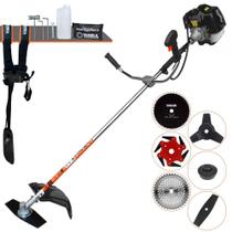 Cortador de Grama Terra GRH520 À Gasolina 52cc 2,5HP 6.500rpm Completa Com Carretel de Nylon e Lâmina Facão + EXTRA Lâmina 3 Pontas, Lâmina 6 Pontas, Lâmina 40 Dentes de Vídea e Lâmina 80 Dentes Cortador de Grama Terra GRH520 À Gasolina 52cc 2,5HP 6.500rpm Completa Com Carretel de Nylon e Lâmina Facão + EXTRA Lâmina 3 Pontas, Lâmina 6 Pontas, Lâmina 40 Dentes de Vídea e Lâmina 80 Dentes