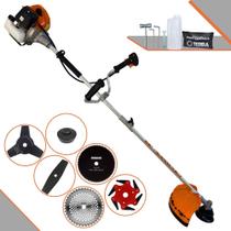 Cortador de Grama Terra GRHB430 Bi-Partida À Gasolina 43cc 1,7HP 12.000rpm Completa Com Carretel e Lâmina Facão + EXTRA Lâmina 3 Pontas, Lâmina 6 Pontas, Lâmina 40 Dentes de Vídea e Lâmina 80 Dentes Cortador de Grama Terra GRHB430 Bi-Partida À Gasolina 43cc 1,7HP 12.000rpm Completa Com Carretel e Lâmina Facão + EXTRA Lâmina 3 Pontas, Lâmina 6 Pontas, Lâmina 40 Dentes de Vídea e Lâmina 80 Dentes
