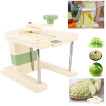 Cortador De Legumes Espiral Fatiador Picador Repolho Profissional 3 Laminas Inox Manivela Vegetais Frutas Triturador Ral