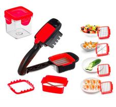 Cortador de Legumes Frutas Verduras 5 em 1 Multi Fatiador