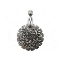 Cortador de Linhas Pingente Antique Silver Clover-454