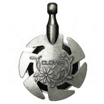 Cortador de Linhas Pingente Antique Silver Clover