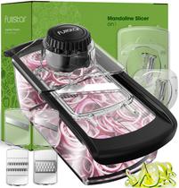 Cortador de mandolina Fullstar Clear 6 lâminas com luva de segurança