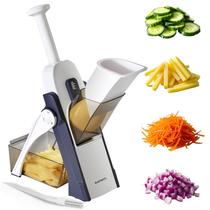 Cortador de mandolina SupMakin Safe for Kitchen Blue com ajuste. Cortador de mandolina SupMakin Safe for Kitchen Blue com ajuste.