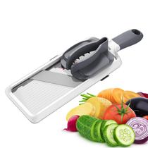 Cortador de mandolina ZKIRON Multi Portátil em Aço Inoxidável Cinza Cortador de mandolina ZKIRON Multi Portátil em Aço Inoxidável Cinza