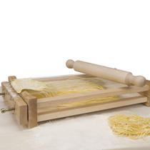 Cortador de Massas para Spaghetti Chitarra com Rolo de Madeira Eppicotispai