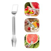Cortador De Melancia Garfo Cortador De Frutas Aço Inox
