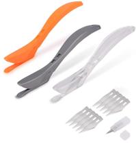 Cortador de papel de embrulho Gomake, embrulho de presente de 3 peças com 10 lâminas Cortador de papel de embrulho Gomake, embrulho de presente de 3 peças com 10 lâminas