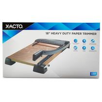 Cortador de Papel X-Acto de Alta Resistência com Base de Madeira 46 cm