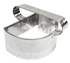 Cortador De Pastel E Massas Crespo Em Aço Inox 10cm - Chicky Formas