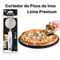 Cortador de Pizza de Inox Premium 19,5 cm - Premium - Cortador de Pizza e Massa Fatiador - Linha Premium - PANAMI