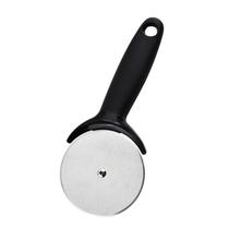 Cortador de pizza de roda única de aço inoxidável com tampa protetora Cortador de pizza de roda única de aço inoxidável com tampa protetora