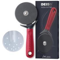 Cortador de pizza Deiss Lux Heavy Duty em aço inoxidável (VERMELHO) Cortador de pizza Deiss Lux Heavy Duty em aço inoxidável (VERMELHO)