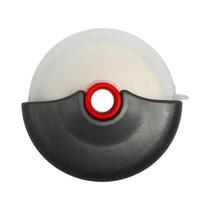 Cortador De Pizza Em Aço Inoxidável Com Roda Redonda E Tampa, Ferramentas De Cozinha Para Assar