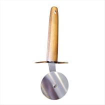 Cortador De Pizza Inox Com Cabo Em Madeira De Acácia 21Cm