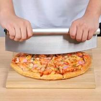 Cortador De Pizza, Pães, Bolos E Torta Em Aço Inox 35cm
