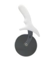 Cortador de pizza profissional lâmina 10cm aço inox cabo branco UD626 - 123 Útil Cortador de pizza profissional lâmina 10cm aço inox cabo branco UD626 - 123 Útil