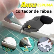 Cortador De Placa De Espuma Com Ângulo De 45 E 90 Graus Com Portas Intercambiáveis Para Bordas
