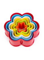 Cortador de Plástico Flor Confeitaria Silver Chef 5 Unidades Cortador de Plástico Flor Confeitaria Silver Chef 5 Unidades