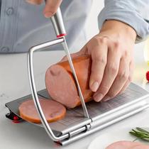 Cortador De Queijo Ajustável Ergonômico De Aço Inoxidável Com Cabo Confortável E Fácil De Usar.