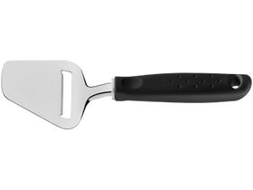 Cortador de Queijo Tramontina Utilitá Inox com Cabo Preto e Furo para Pendurar Cortador de Queijo Tramontina Utilitá Inox com Cabo Preto e Furo para Pendurar