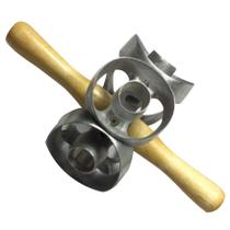 Cortador de rosquinhas CurckUA DIY Donut Cutter Roller 14 cm Cortador de rosquinhas CurckUA DIY Donut Cutter Roller 14 cm