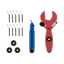 Cortador De Tubos Com Catraca 8-29mm, Ferramenta 2 Em 1 Para Desbarbamento De Cobre, Alumínio E PVC