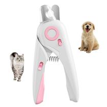 Cortador de Unha Cao Gato Pet Cachorro Animal de Estimaçao Lanterna Led Luz Lixa de Unha Resistente Eficiente Seguro Confortavel