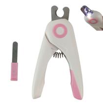 Cortador de Unha Cao Gato Pet Cachorro Lanterna Led Lixa de Unha Alicate Eficiente Seguro Resistente Cortador de Unha Cao Gato Pet Cachorro Lanterna Led Lixa de Unha Alicate Eficiente Seguro Resistente