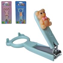 Cortador de unha de inox infantil urso 7,9cm