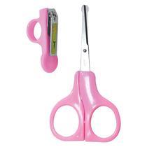 Cortador de Unha e Tesoura Para Bebê Kit Manicure 2 Peças